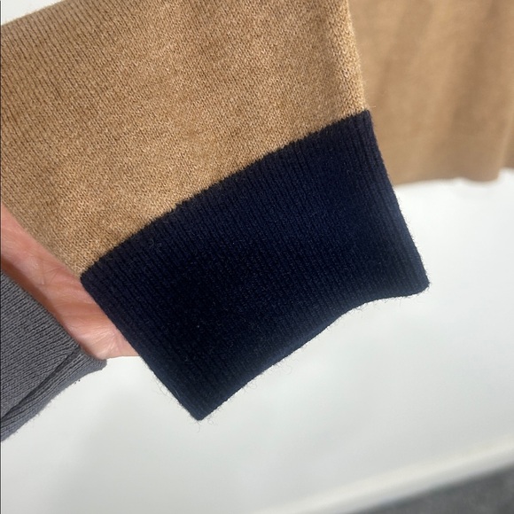 BODEN Estelle Henley Sweater Camel Melange Size Large - Picture 8 of 15